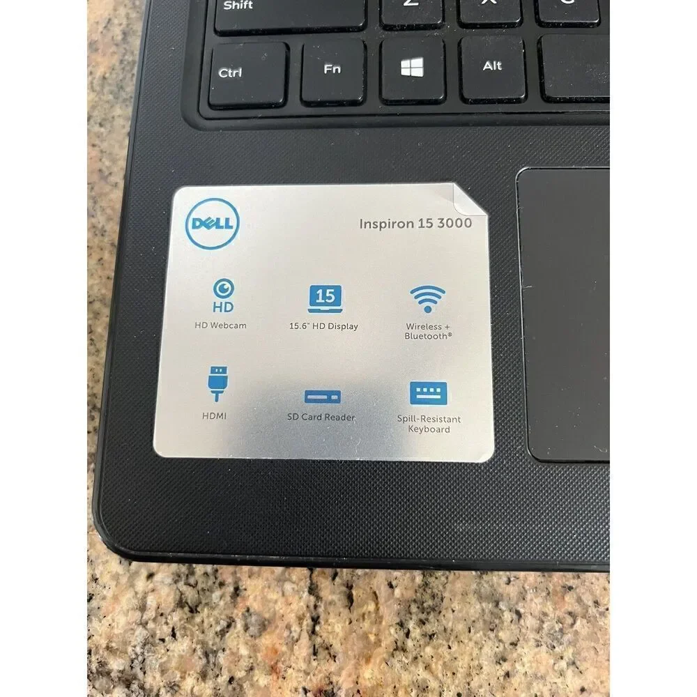 DELL INSPIRON 15 3000 AMD A6-9200U R4 4GB RAM NO HD